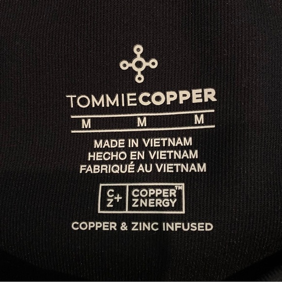 TOMMIE COPPER  Men's Medium compression back support shirt Copper Zinc infused - Picture 10 of 11